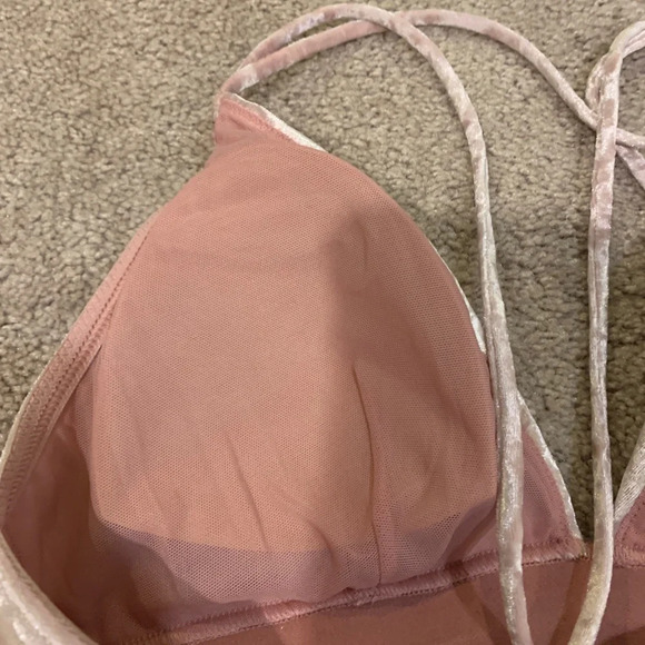 Pink by Victoria Secret Velvet Bralette - Picture 5 of 7